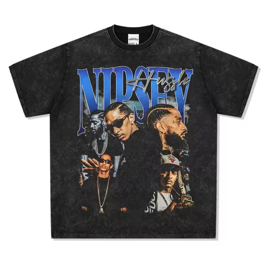 Hype Retro Street Rap Tee - Nipsey Hu$$le