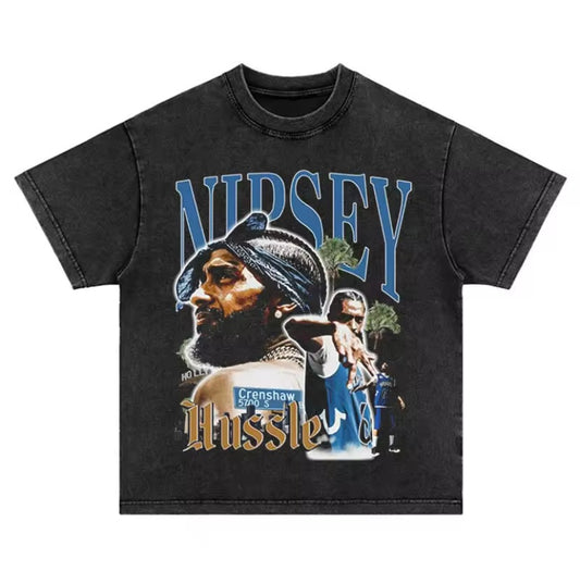 Hype Retro Street Rap Tee - Nipsey Hu$$le