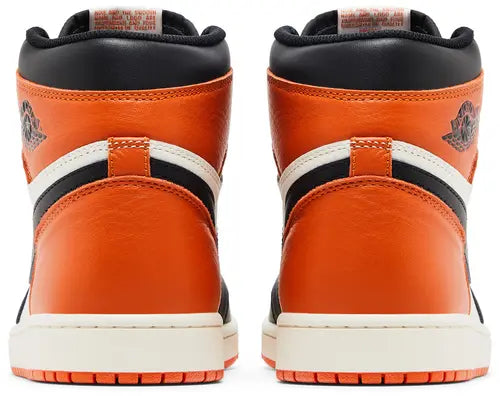 AJ1 High OG Retro – Orange Shatter Edition