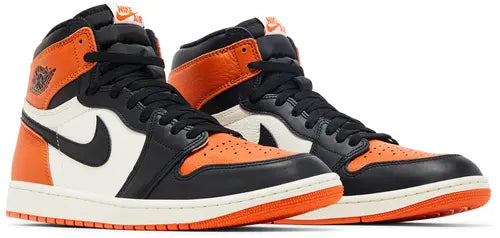 AJ1 High OG Retro – Orange Shatter Edition